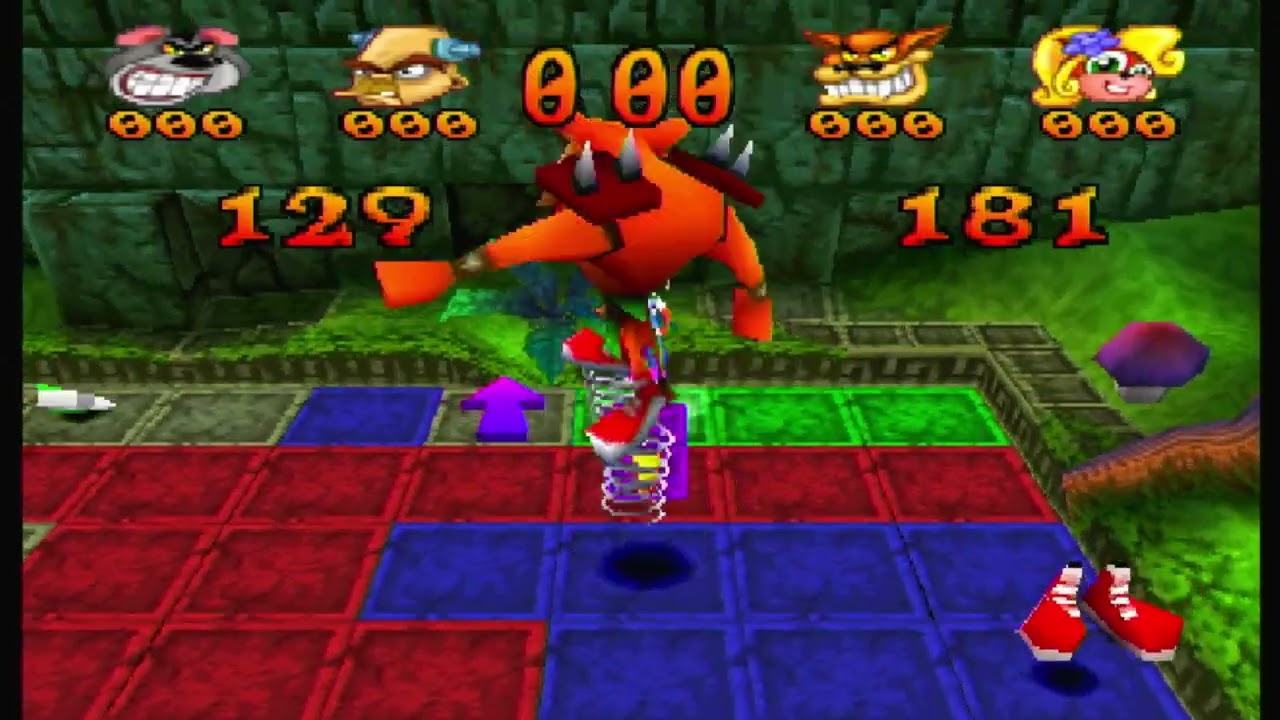 Crash bash pogo painter (koala kong and brio vs tiny & coco)