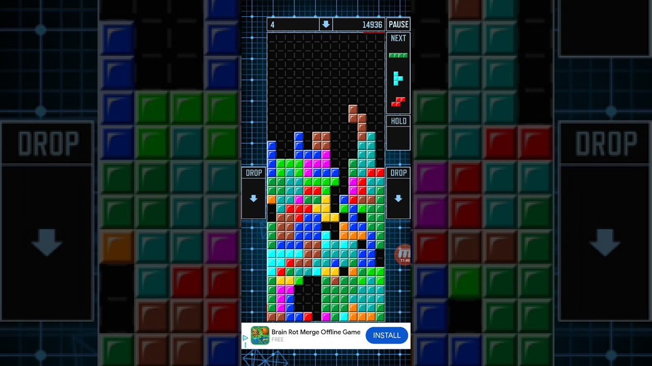 Pentix Nova: Falling Blocks 202x Android Phone Gameplay