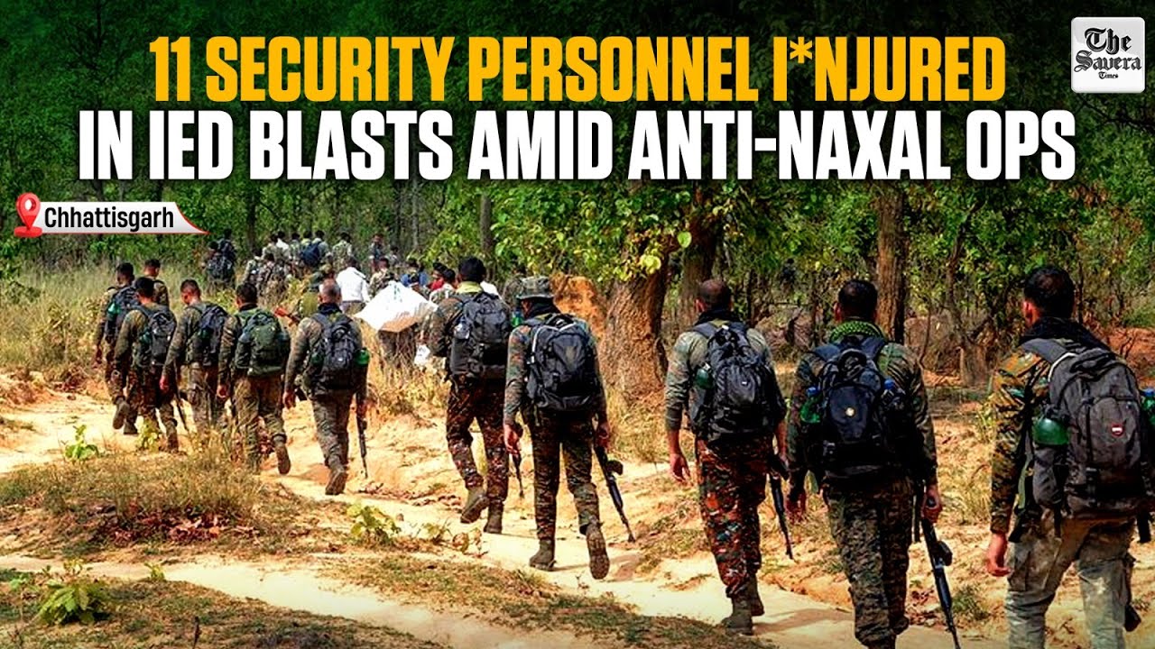 Chhattisgarh: 11 Security Personnel Injured in IED Blasts Amid Anti-Naxal Ops