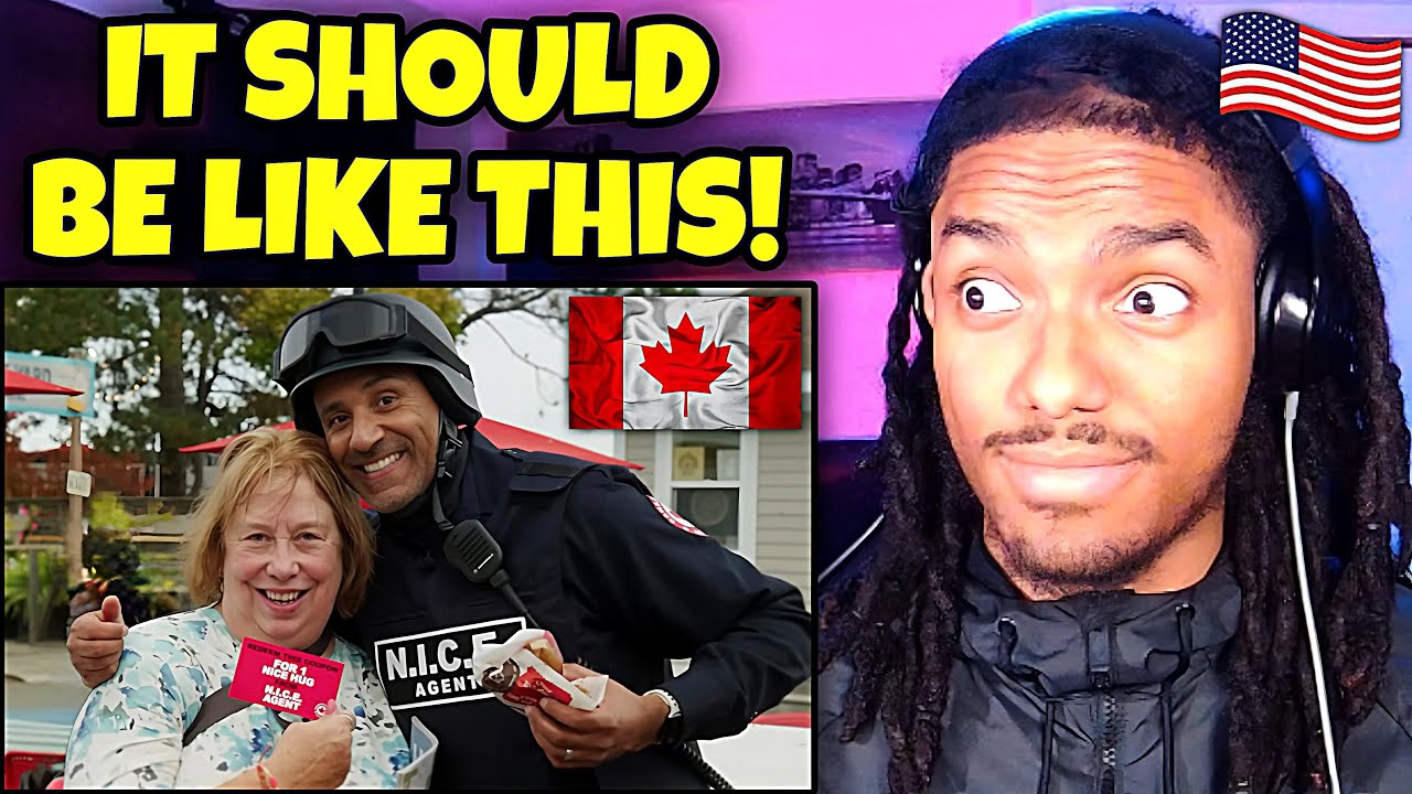 THIS IS SO GENIUS! 🤣 AMERICAN REACTS to When the ICE Agent is Canadian&hellip;