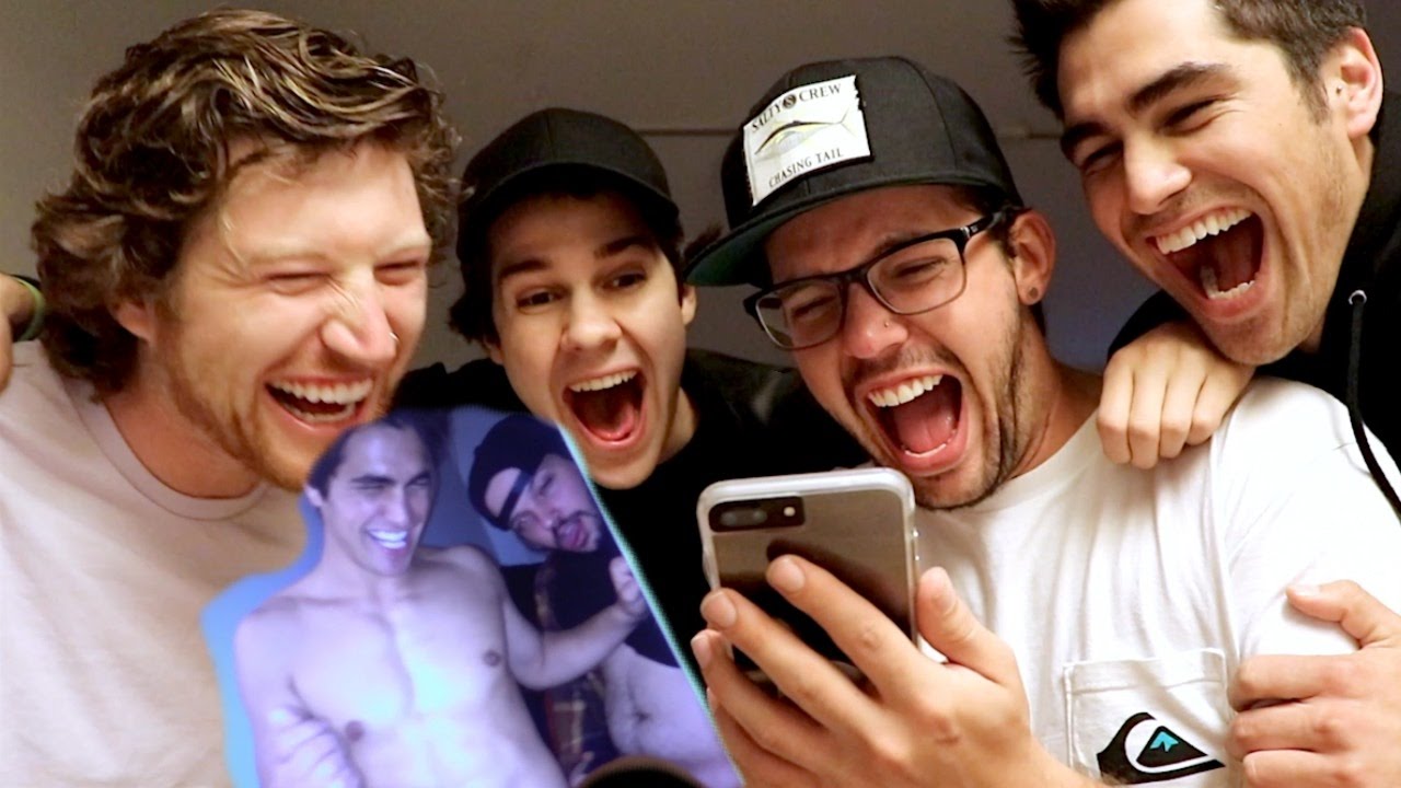 REACTING TO OUR CRINGEY EMBARRASSING PHOTOS!!