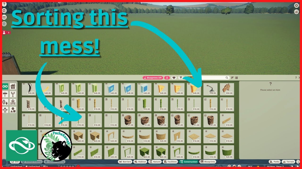 How to find/sort pieces in 3 easy ways | Planet Zoo Tips and Tricks