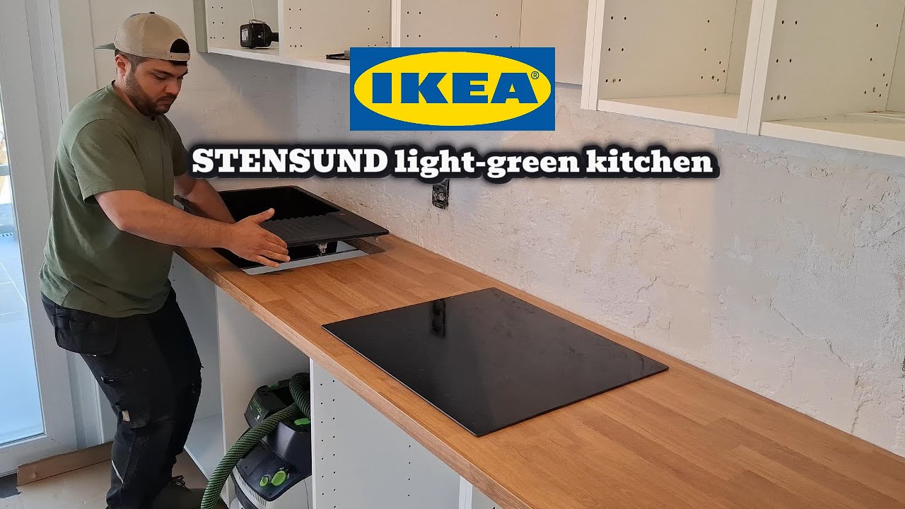 Installing the Green kitchen from IKEA 42