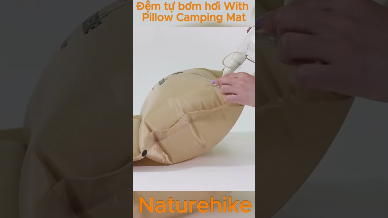 Đệm tự bơm hơi Naturehike Self inflating With Pillow Camping Mat