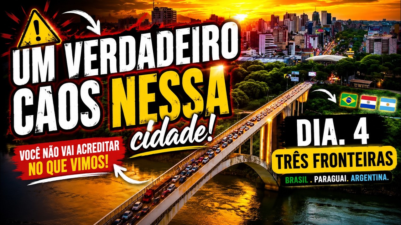 Dia 4 - Conhecemos uma cidade que é um verdadeiro caos.