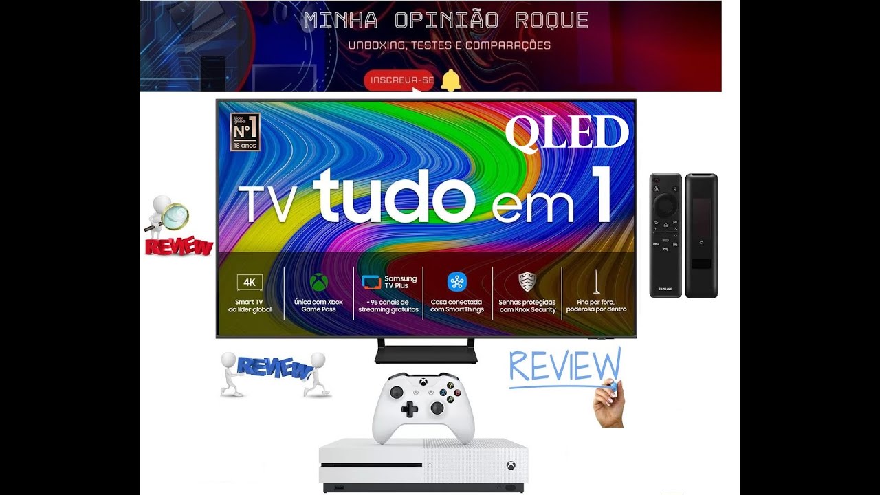Review Qled Q65D Samsung e jogando xbox. Em breve comparativo entre qleds e nanocell. teste análise