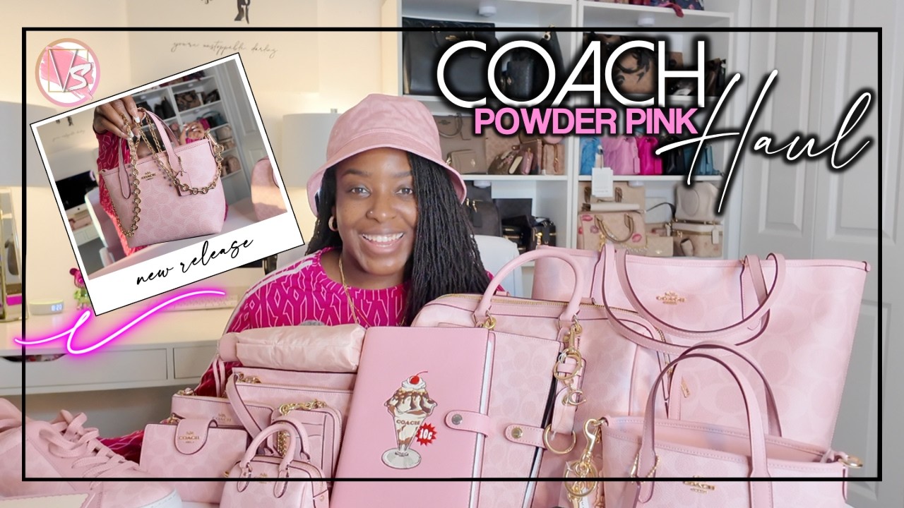 Coach Powder Pink Collection Must-Haves: Bags & Accessories Galore!