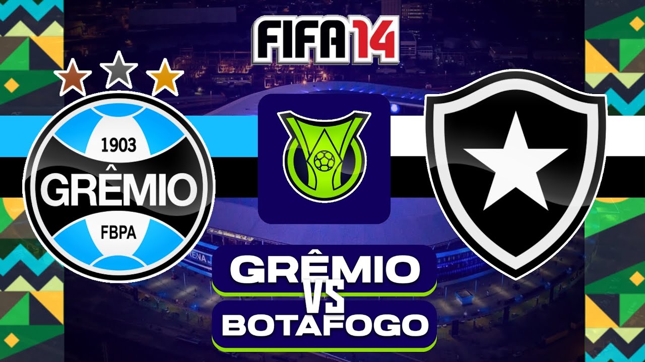 Grêmio x botafogo (04/02/2026) BRASILEIRÃO 2026- SIMULAÇÃO REALISTA - FIFA 14