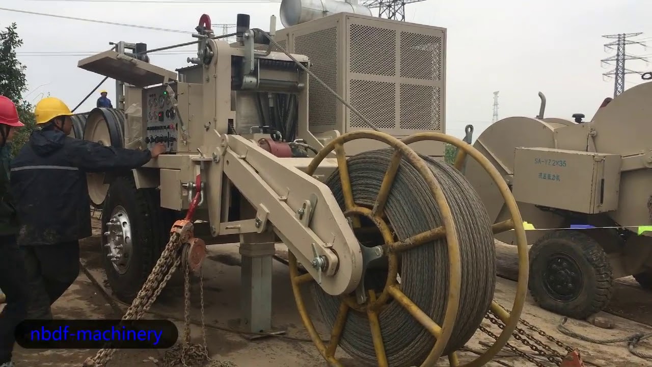 Equipos para tendido de conductor en Línea de Transmisión 500KV