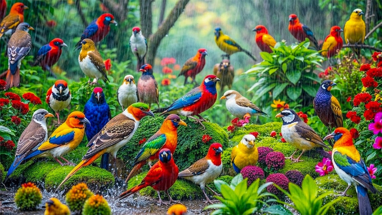 Stress-Free Living Begins Here 🌧️🍃 Rain and Birdsong to Rest Your Mind – Unlock Inner Peace.