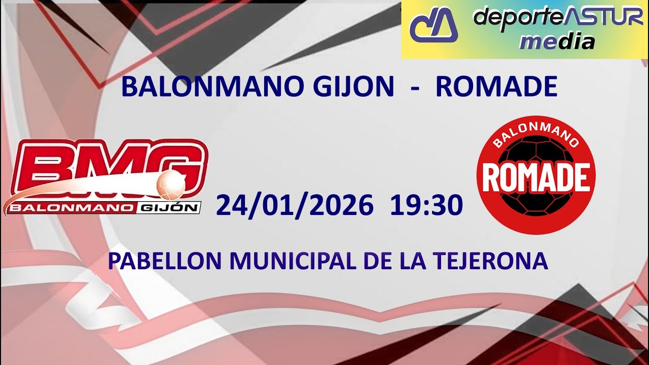 BALONMANO GIJON - ROMADE  DIVISIÓN DE HONOR PLATA FEMENINA 25 26 - GRUPO A