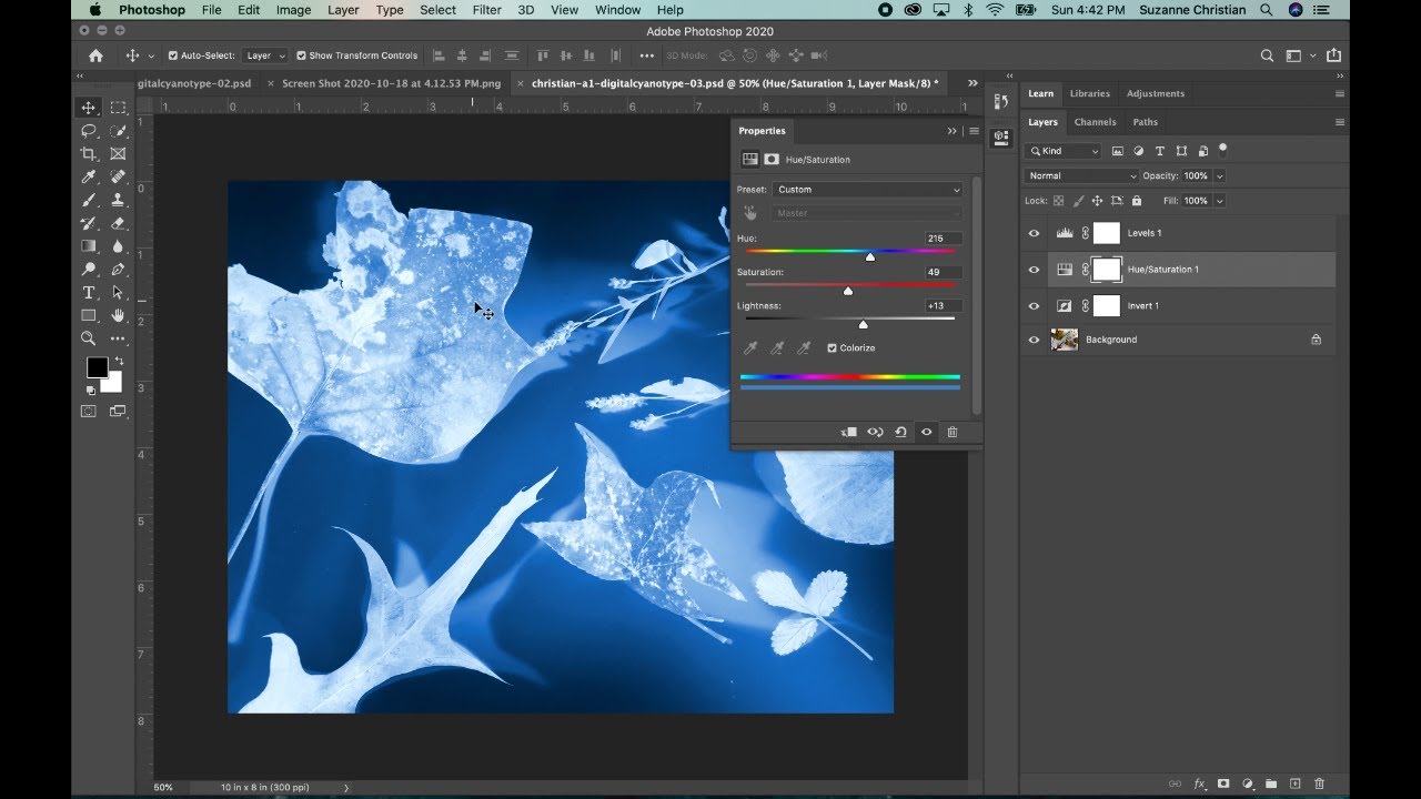 Making Cyanotypes in Adobe Photoshop