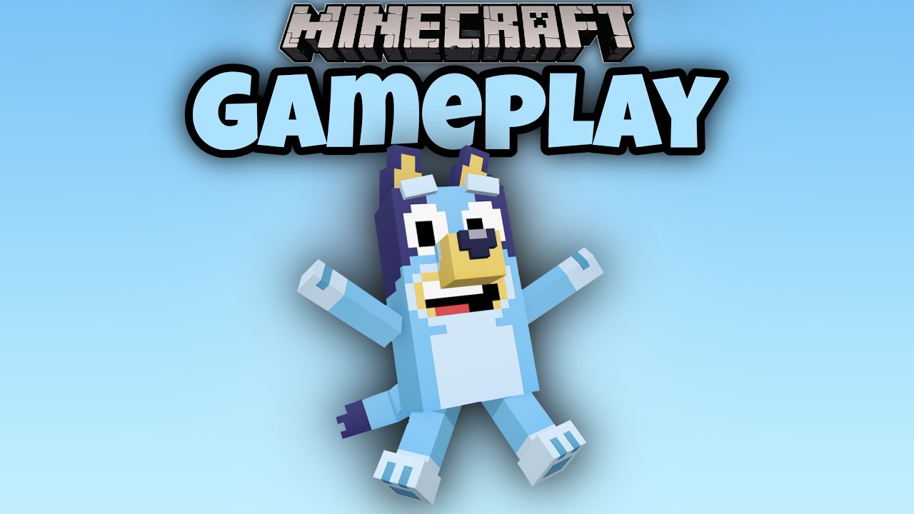I Played Minecraft Bluey!