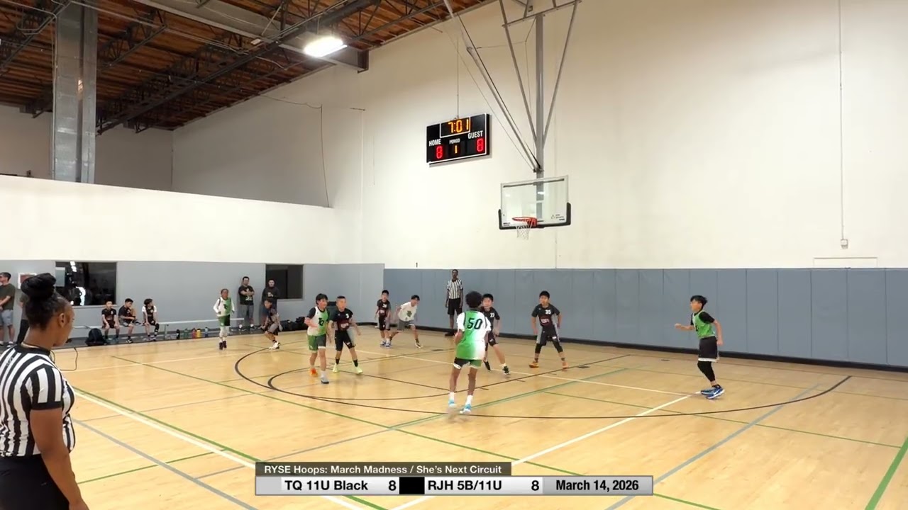 3/14/26 TQ 11U Black vs RJH 5B/11U - RYSE Hoops: March Madness / She’s Next Circuit