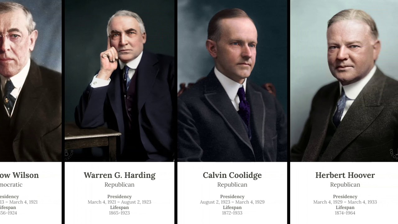 U.S. Presidents - from Washington to Biden | 2021