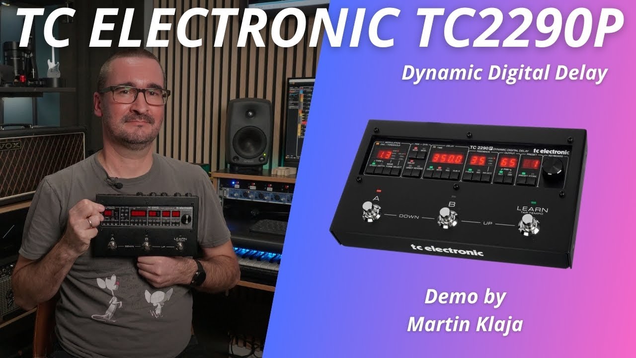 TC Electronic // TC2290P Dynamic Digital Delay // Demo by Martin Klaja
