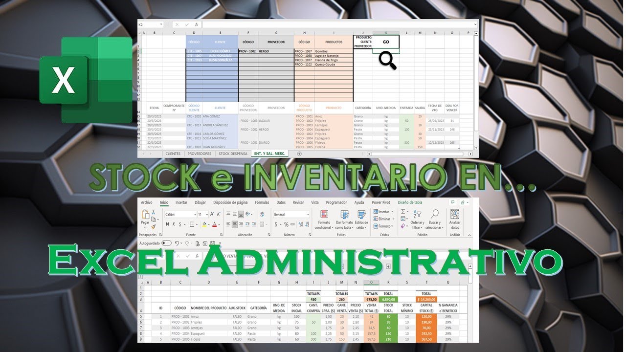 Stock e Inventario en Excel 😍😍😍!!!!