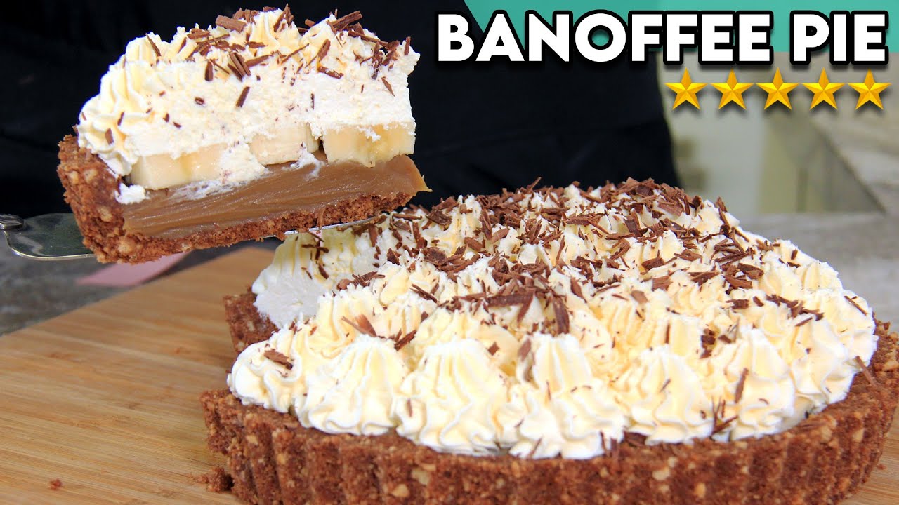 The Best Banoffee Pie Recipe Ever! Creamy Banana Toffee Pie