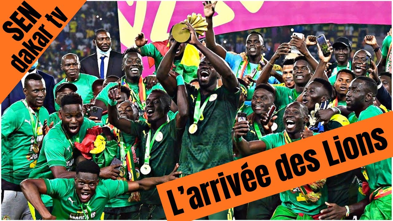 L’arrivée des lions du sénégal à Dakar accueilli par le president Diomaye et son PM Ousmane Sonko