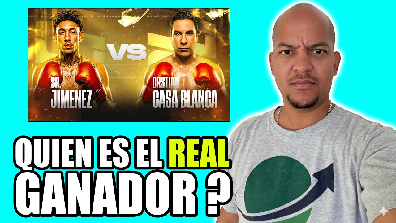 EL VERDADERO GANADOR DE LA PELEA ENTRE CRISTIAN CASA BLANCA Y EL SR JIMENEZ
