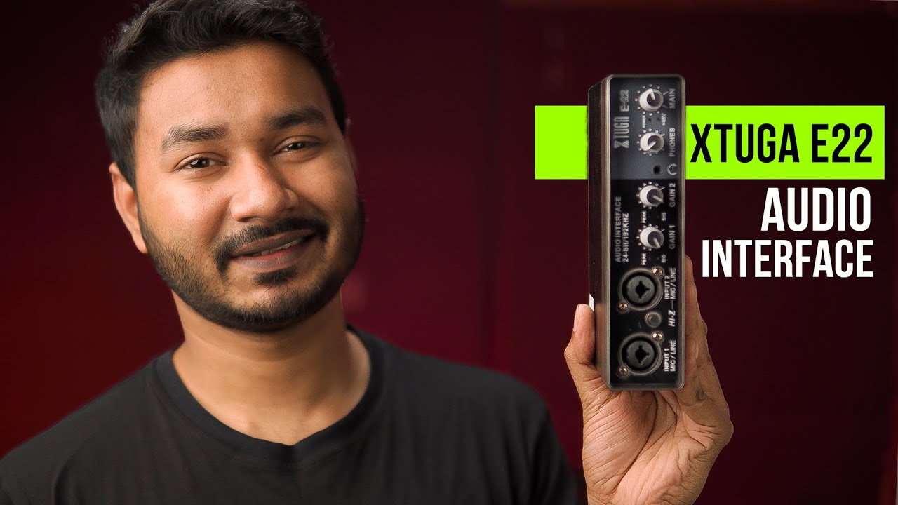 ৪৫০০ টাকায় অডিও ইন্টারফেস! XTUGA E22 Audio Interface