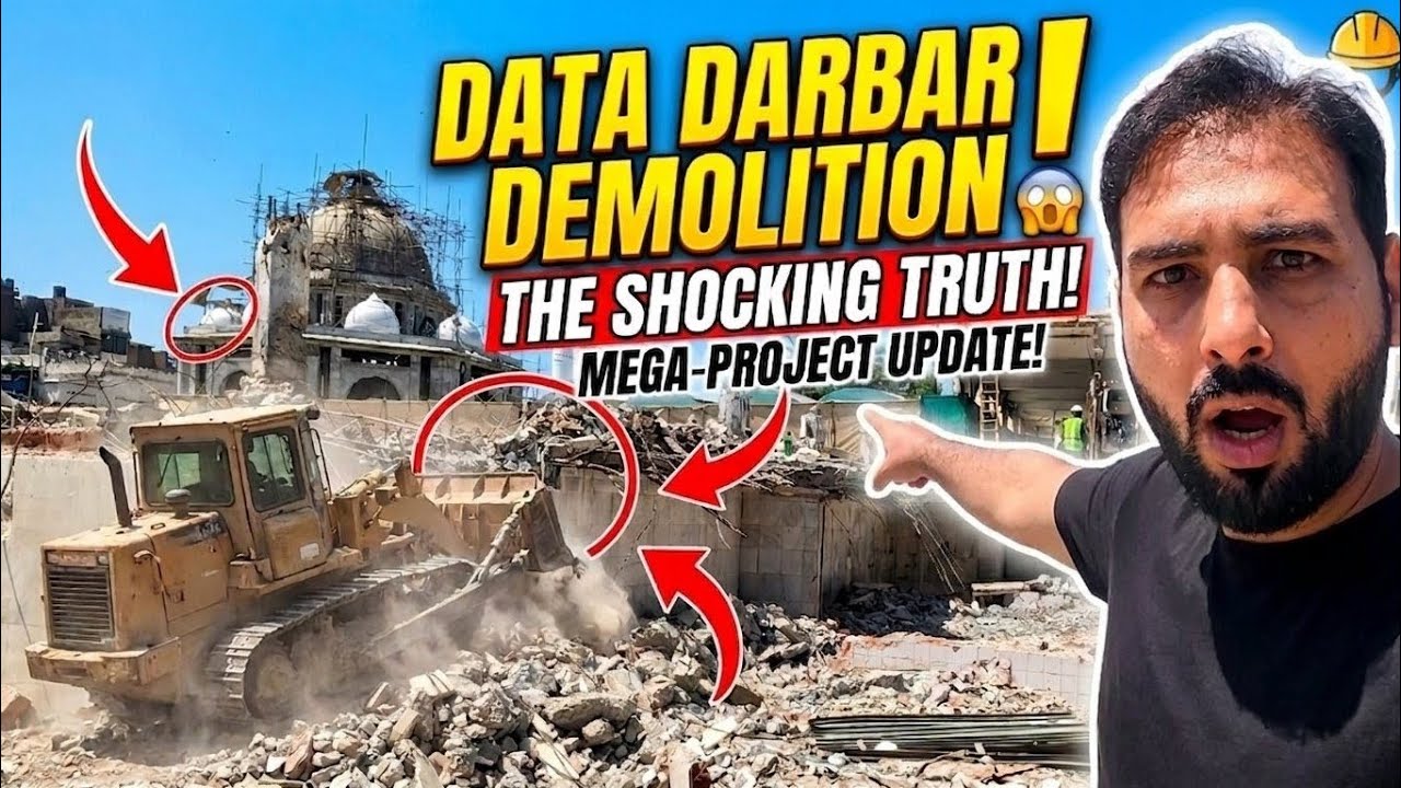 What&rsquo;s Happening Inside Data Darbar Lahore? 😳 Full Construction Update | Lahore Mega Project