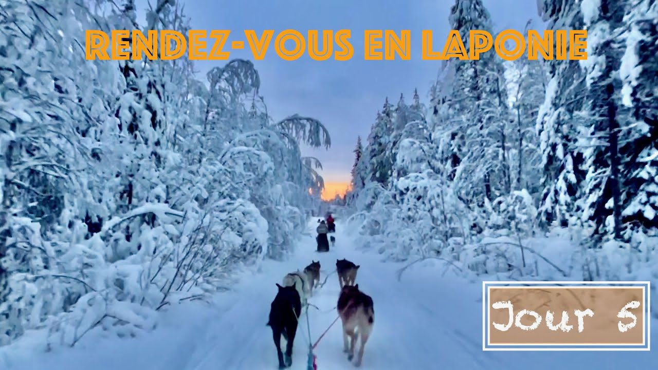 LAPONIE en famille - Chiens de traineau & village du PERE NOEL - Jour 5