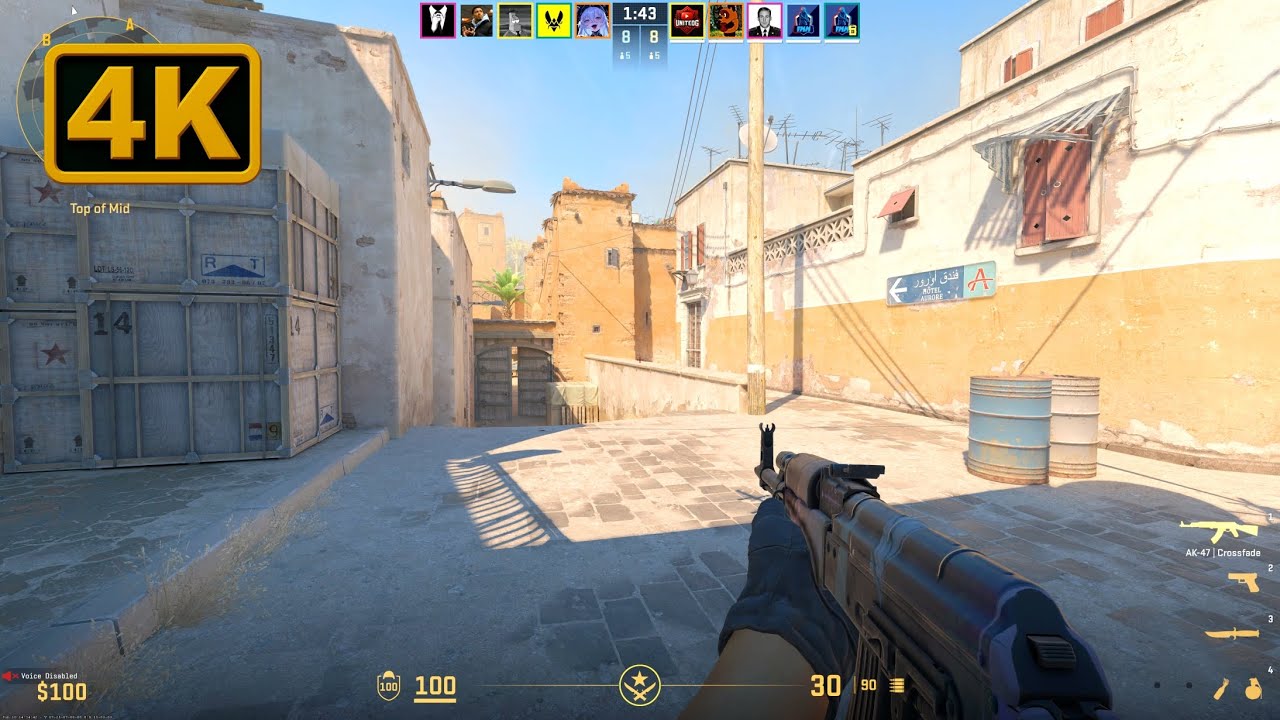 Counter Strike 2 Gameplay 4K (No Commentary)