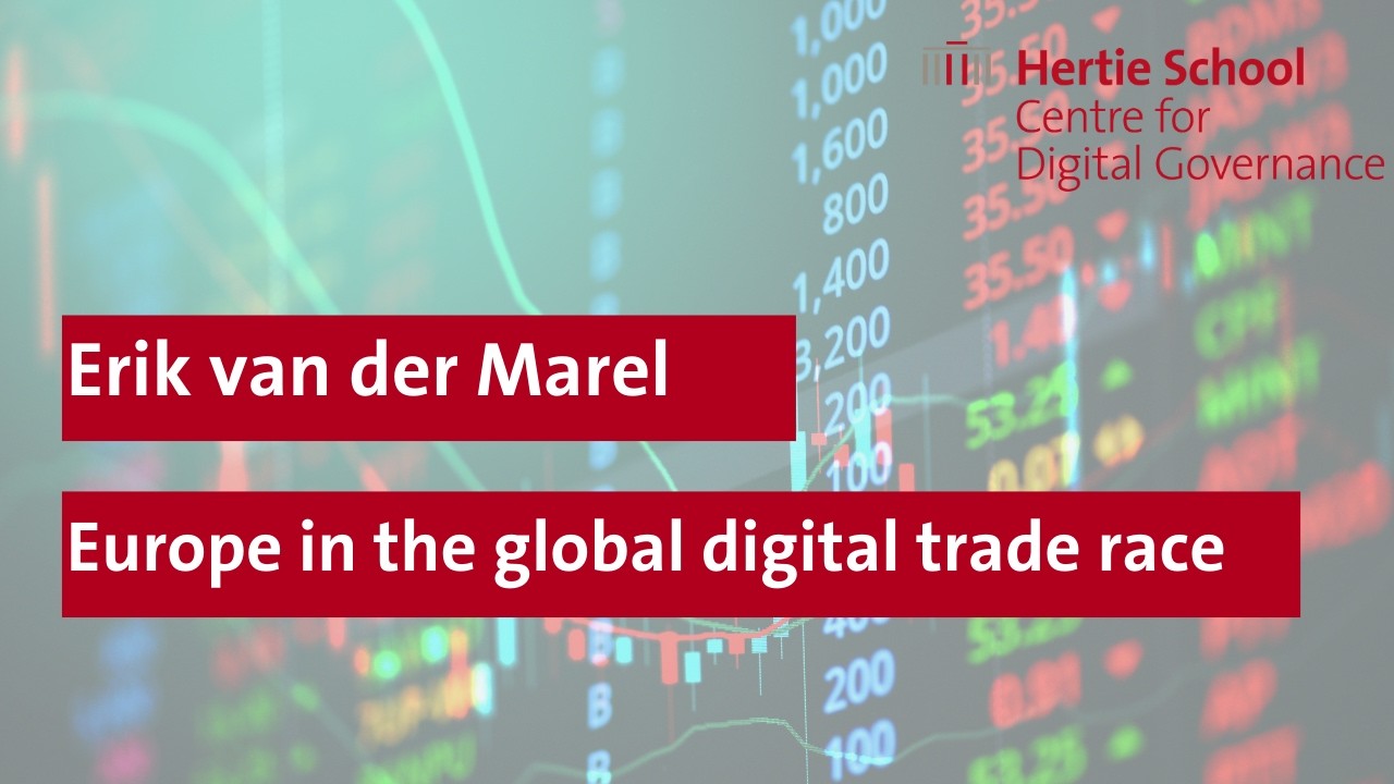 Europe in the global digital trade race with Erik van der Marel