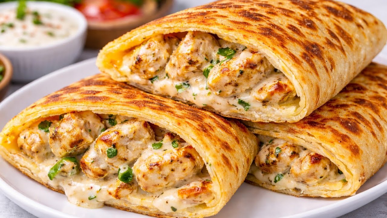 Chicken Pocket Paratha Recipe| Snack Recipe| Chicken Recipe 