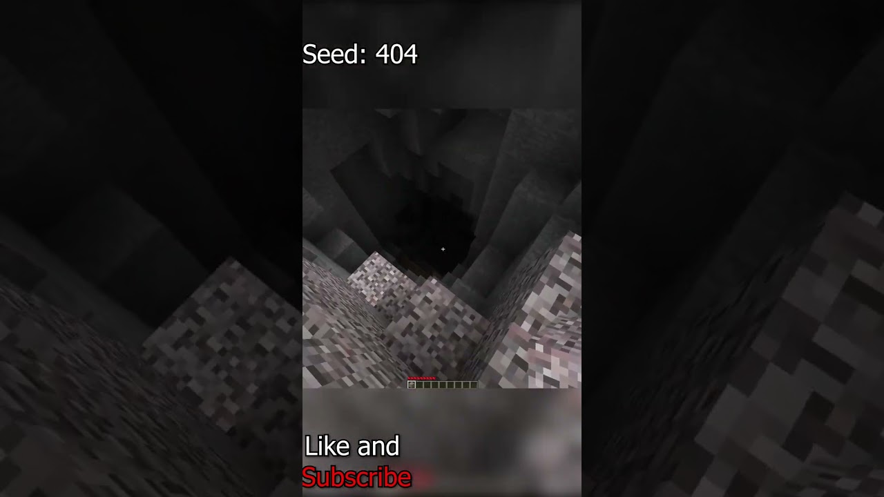 THE HARDEST MINECRAFT BETA SEED (404 CHALLENGE) #shorts #minecraft