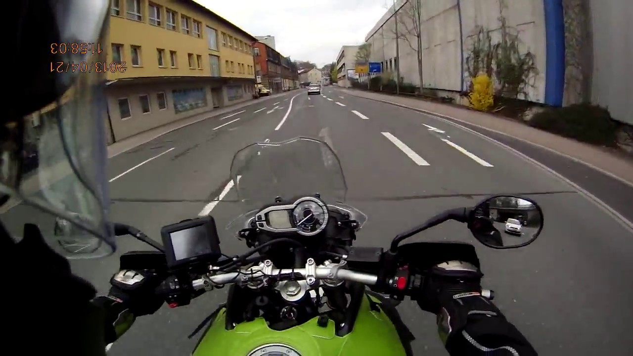 Erlangen - Siegritzberg (Fränkische Schweiz), Triumph Tiger 800