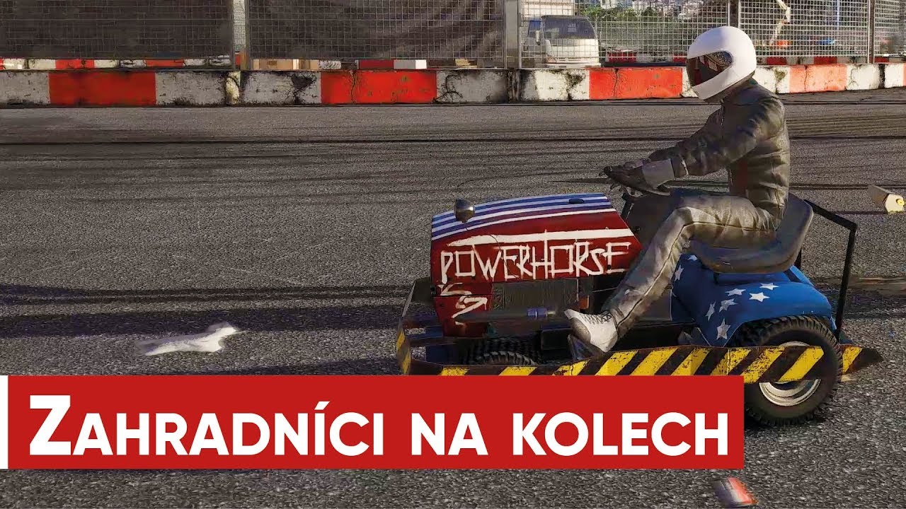 Hrajeme s Lůkem Wreckfest a jsme zahradníci na kolech