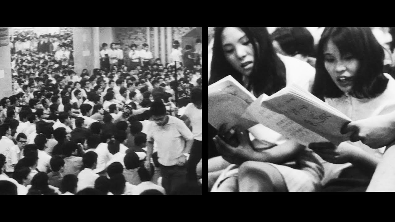 [Япония, 1969] Собирается толпа из 6000 человек и вступает в столкновения с полицией!
