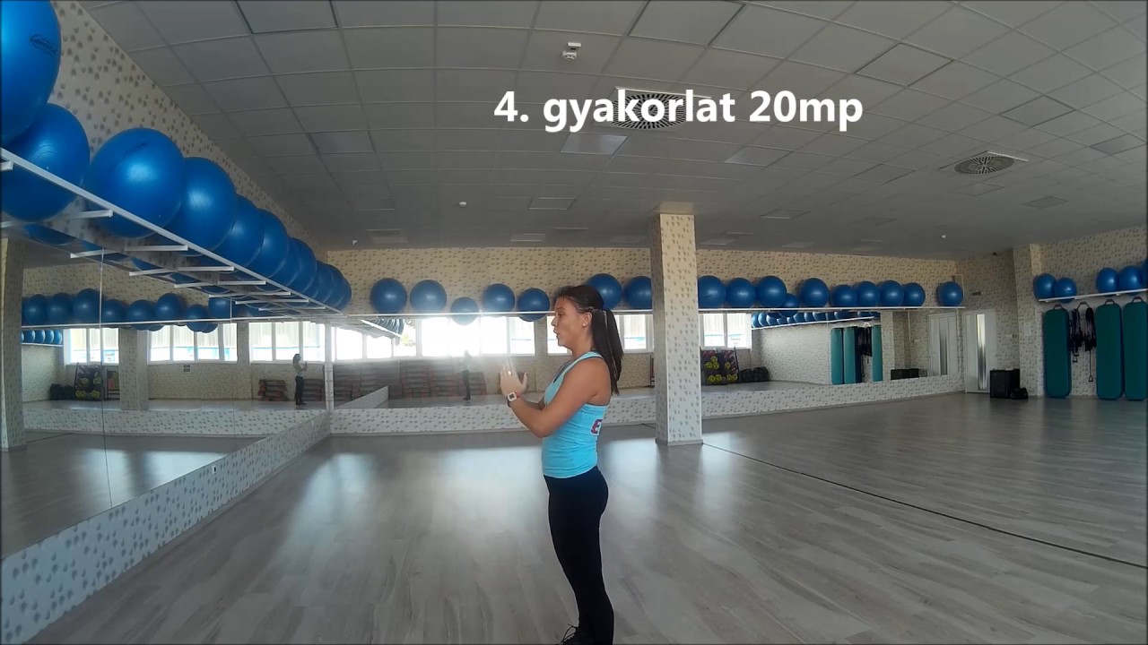 Tabata- 8 gyakorlat, teljes testedz&eacute;s