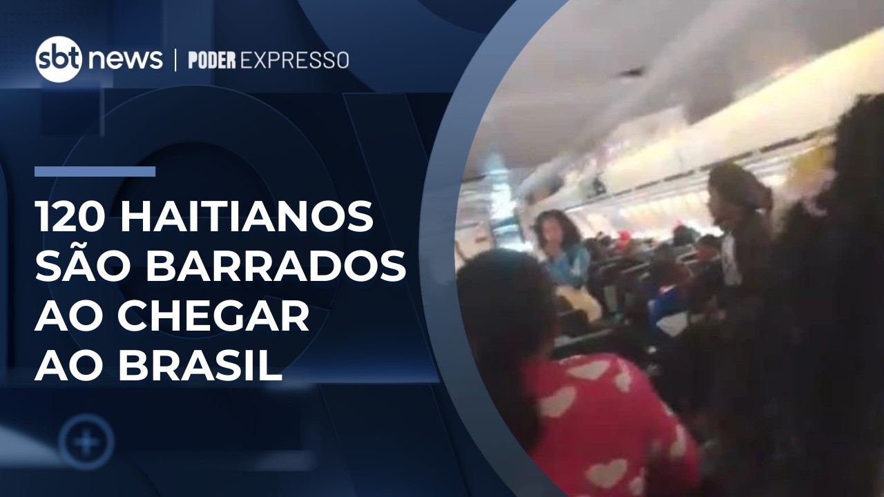 Refugiados haitianos são barrados no Brasil após pouso em Viracopos | #PoderExpresso
