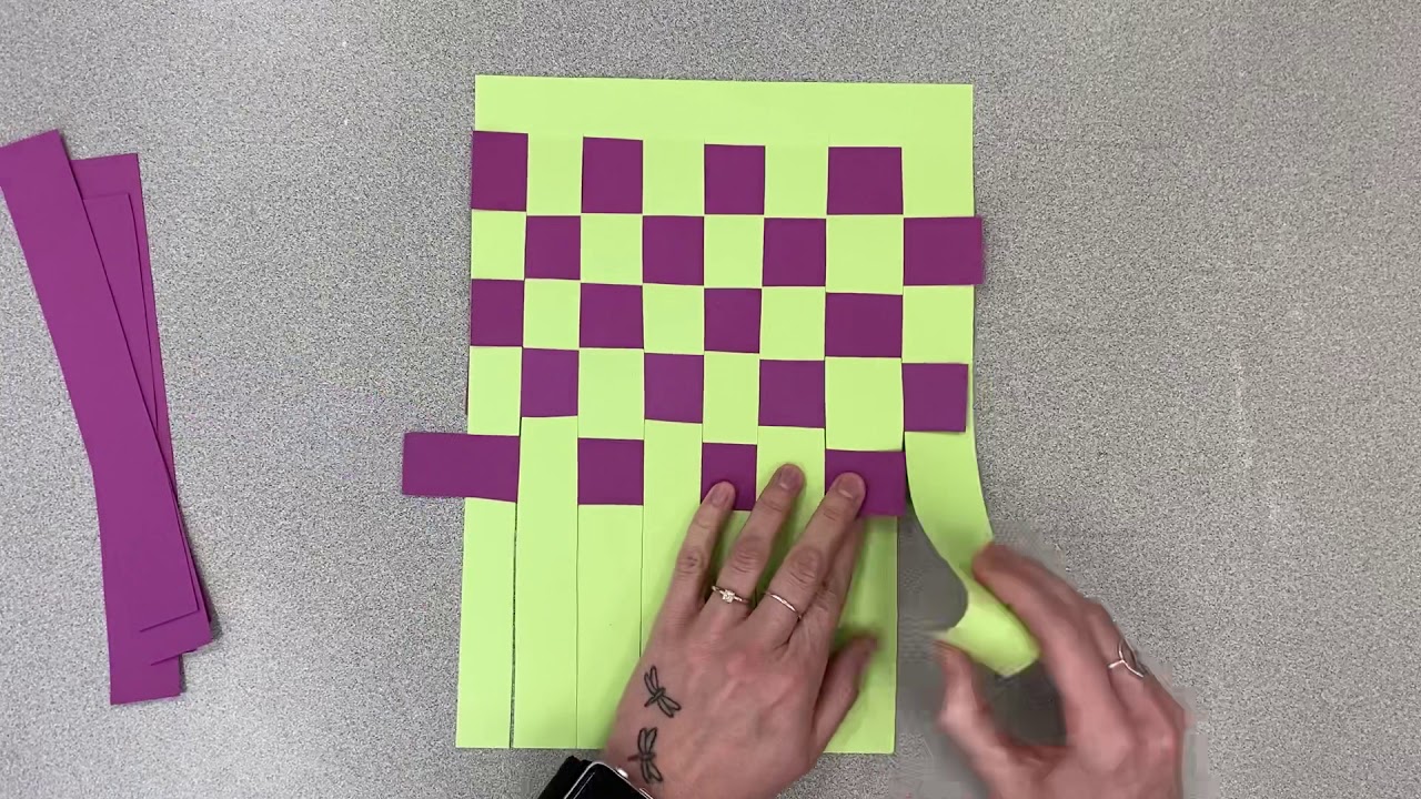 Easy Paper Weaving