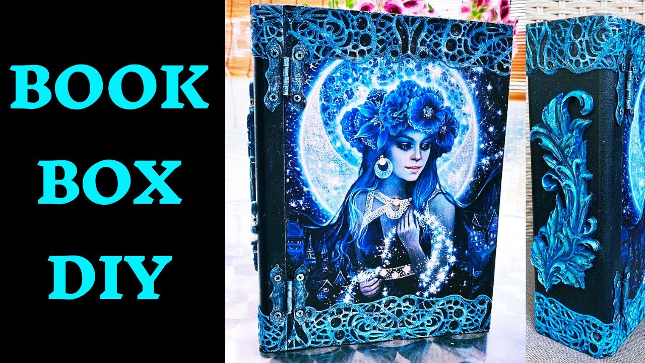 How to make a book box DIY / Secret box / Decoupage tutorial