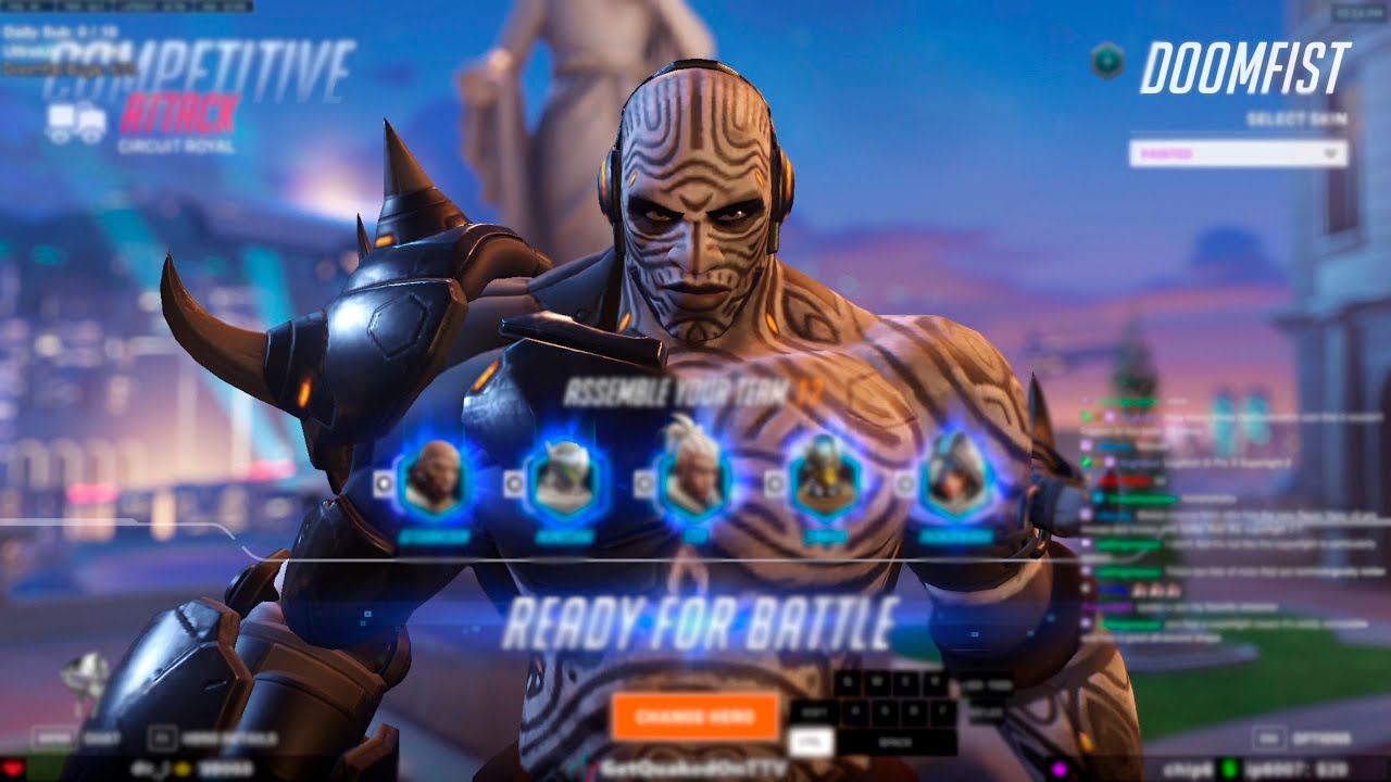 GETQUAKEDON DOOMFIST GAMEPLAY! - OVERWATCH 2 SEASON 10 TOP 500