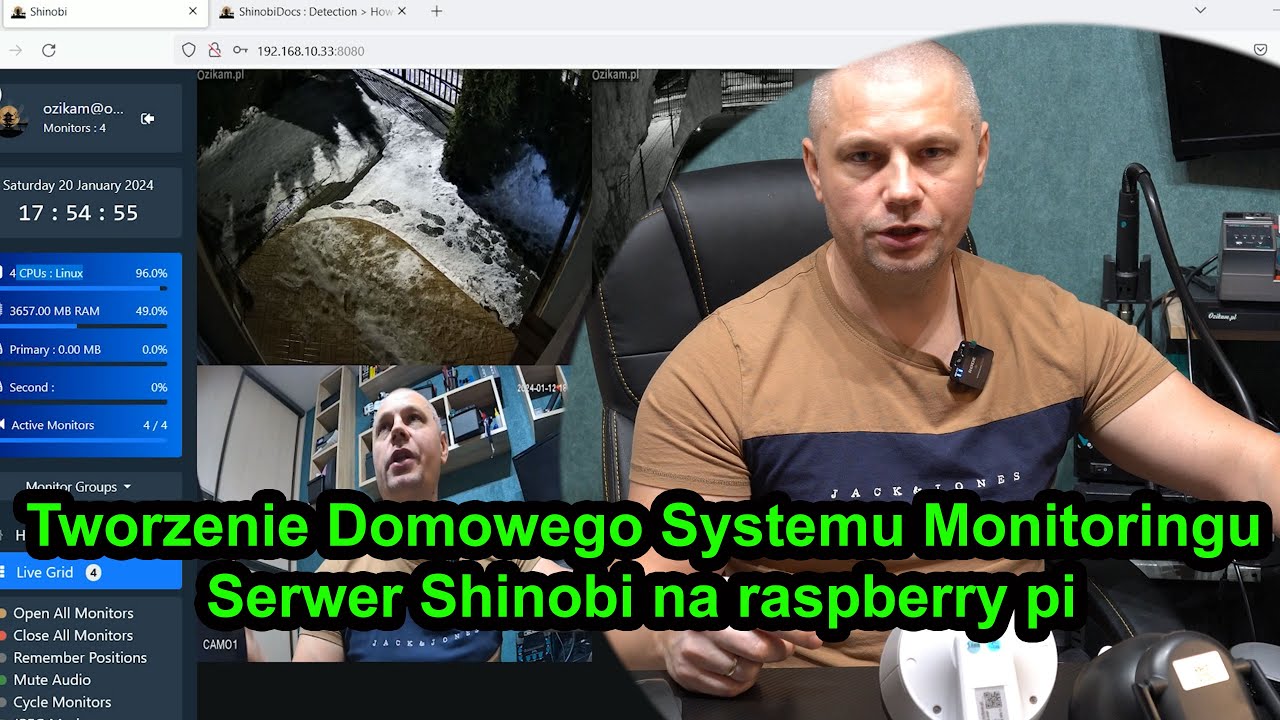 Бесплатный мониторинг: Raspberry Pi, сервер Shinobi и IP-камеры бесплатно! Промежуток времени