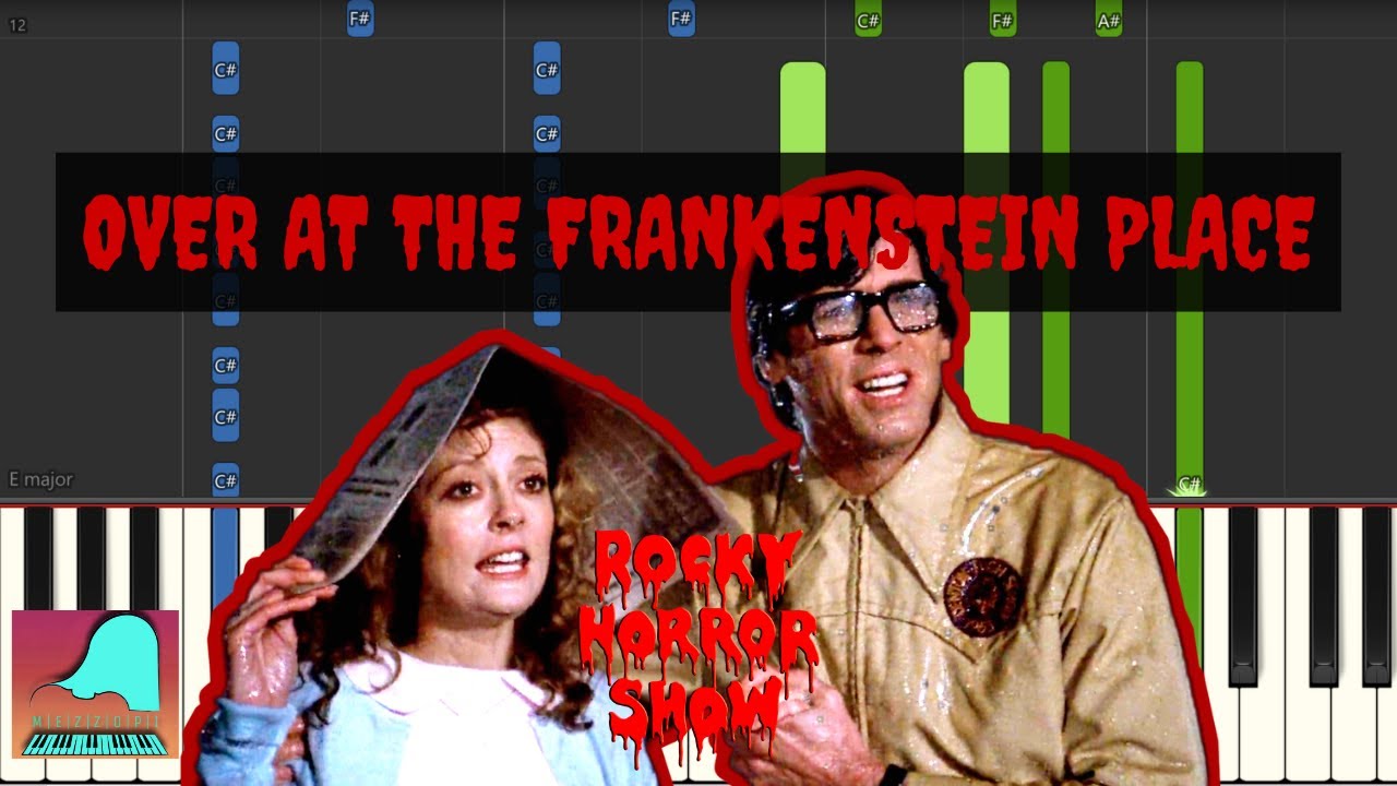 Over At The Frankenstein Place - The Rocky Horror Picture Show | Piano Tutorial (Synthesia)