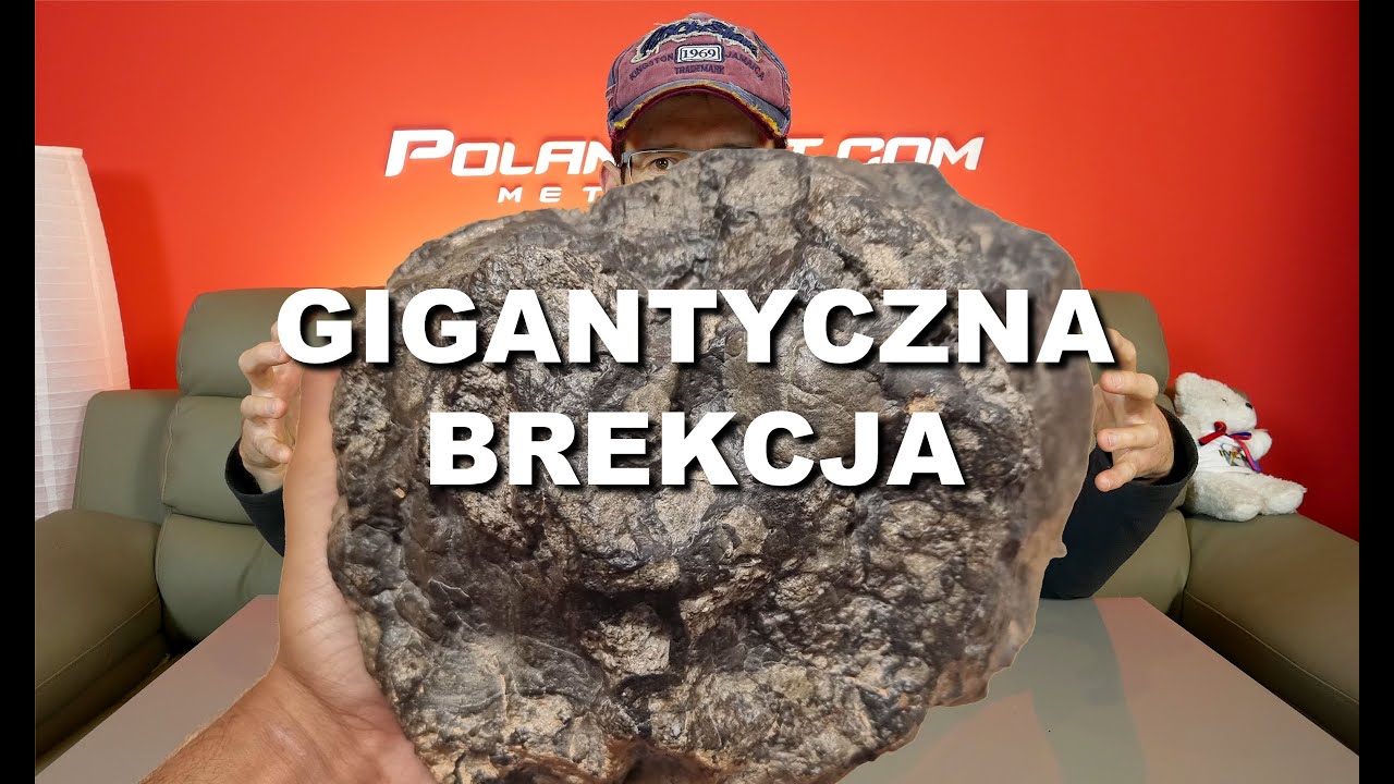 Meteoryty Bez Ściemy 38 -  NWA15658 Eukryt Brekcja Impaktytowa