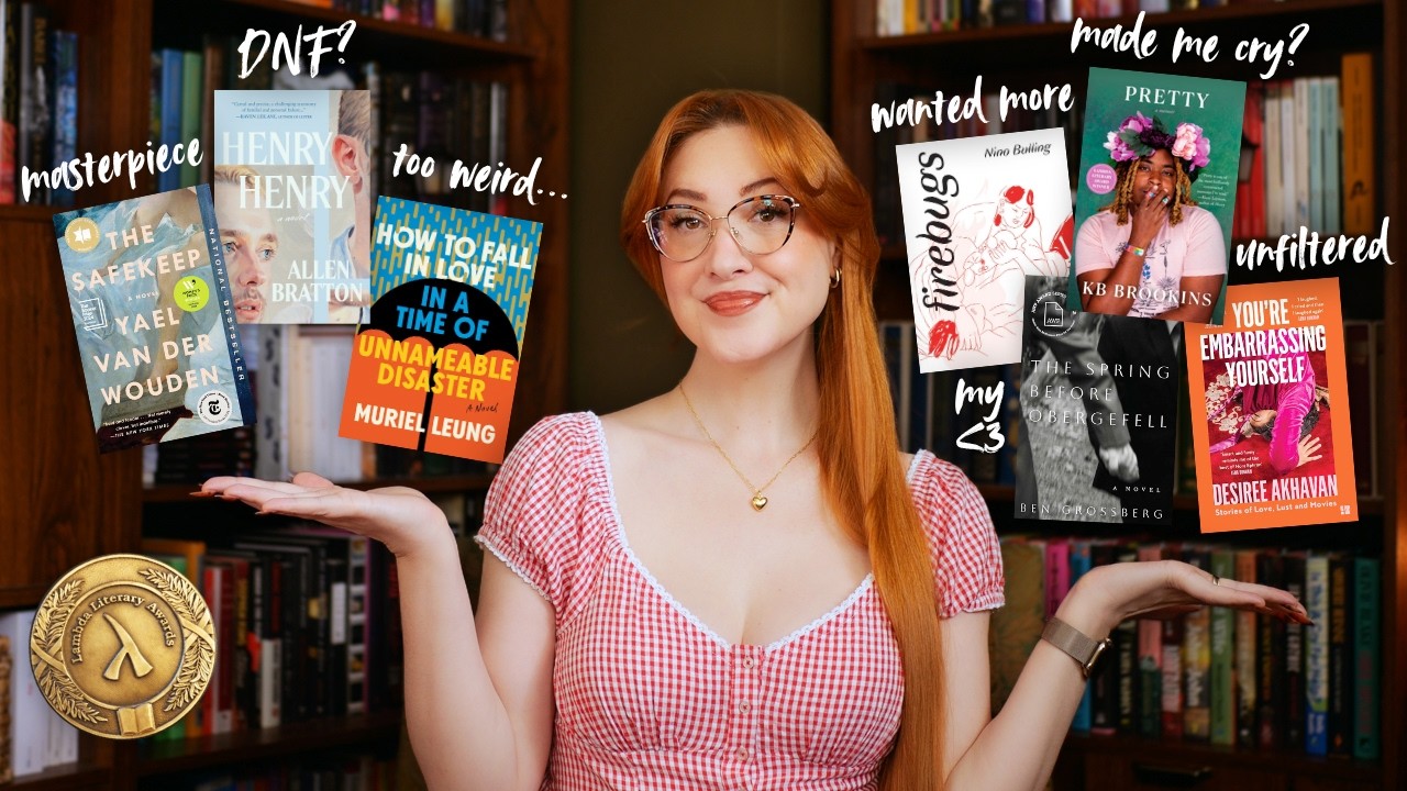 Я попробовала 7 книг-победителей премии Lambda Literary Awards 2025 🏆 Дегустация литературных премий