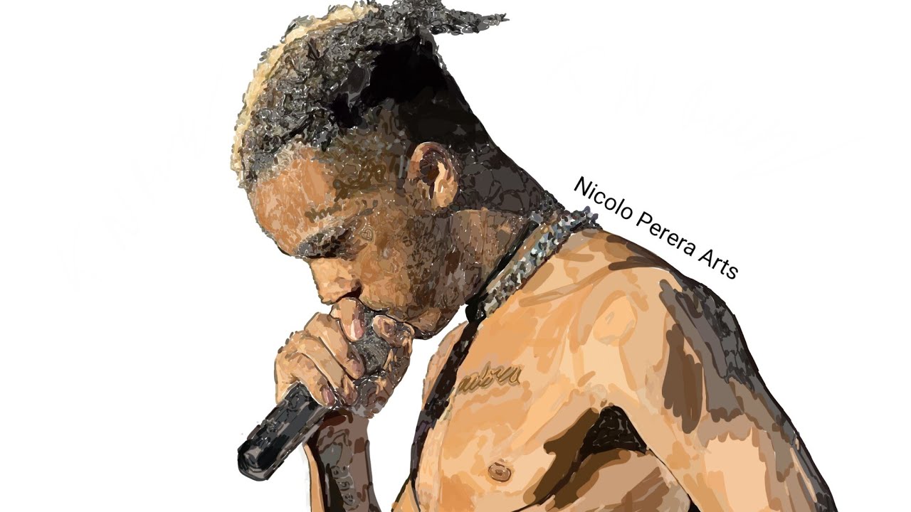 XXXTENTACION cartoon drawing