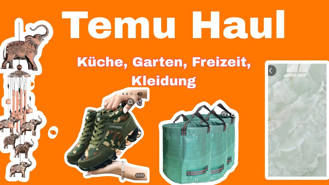 Temu Tanten Haul ,Küche, Garten, Haushalt, Kleidung und mehr