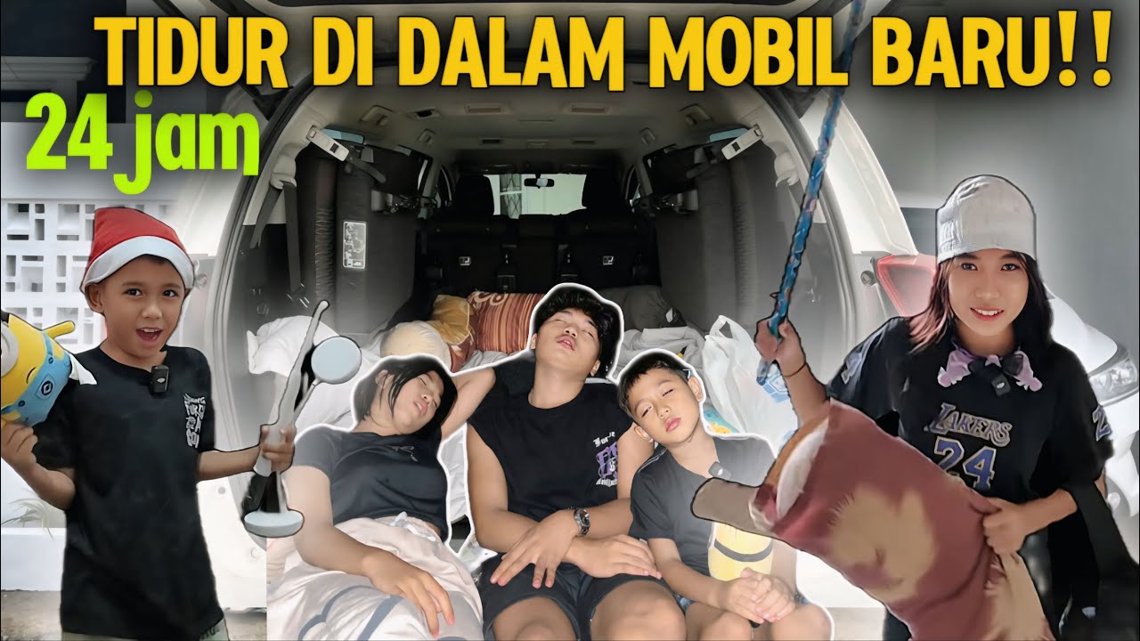 24 JAM TIDUR DI DALAM MOBIL BARU‼️Yogafamilly