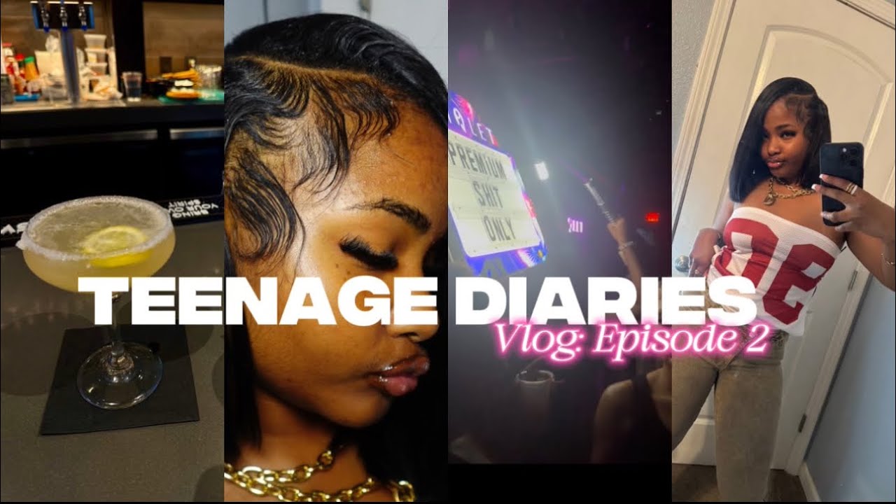 Come to the club with me, wax, hair appointment,+ cooking VLOG TEENAGE DIARIES EP2 ★