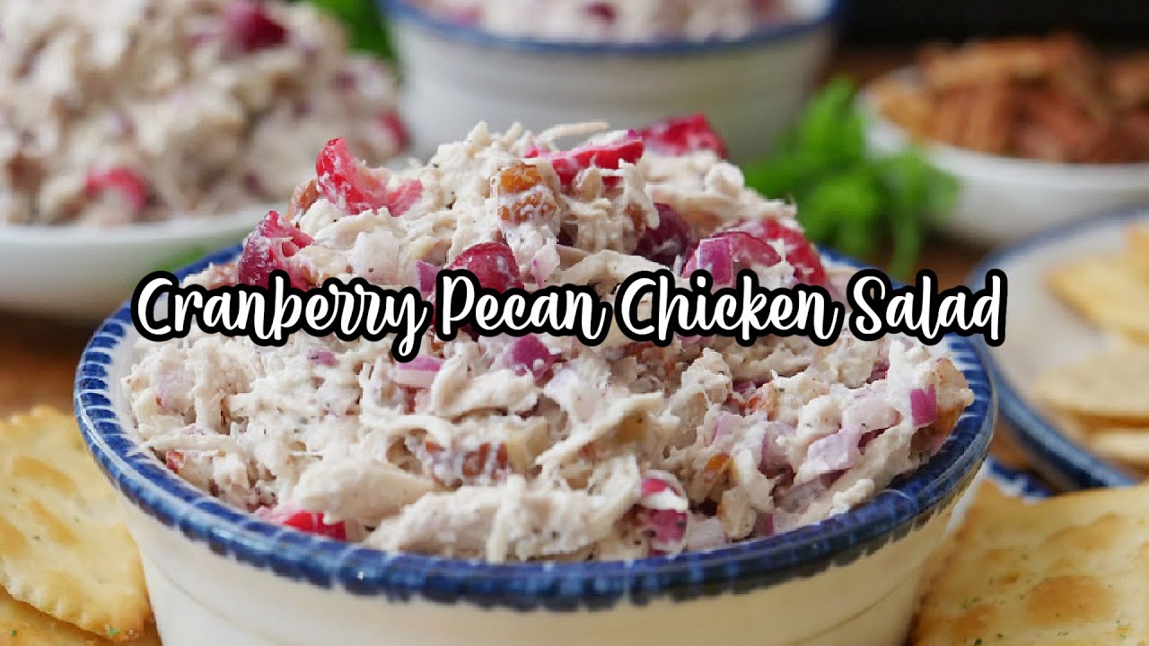 Cranberry Pecan Chicken Salad