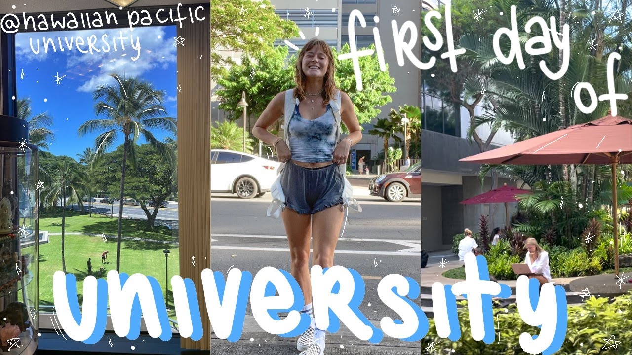 MY FIRST DAY OF UNIVERSITY IN HONOLULU // hawaiian pacific university on Oahu // go to class w/ me