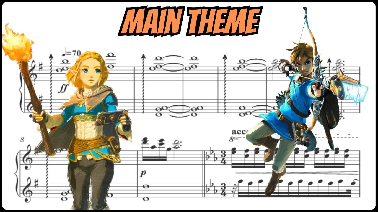 🎹 Legend of Zelda: Breath of the Wild – Main Theme (Iconic Piano Arrangement + Sheets)